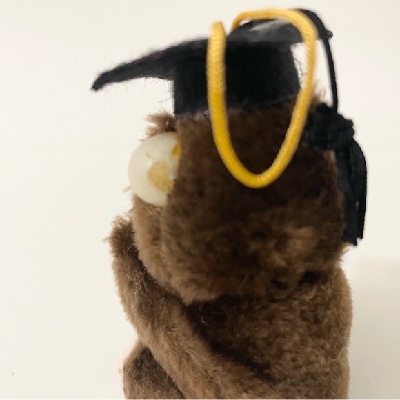 Vintage Graduation Teddy Bear Hugger Doll Figure - Picture 10 of 16